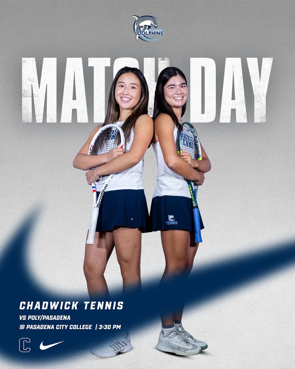 Chadwick tennis match day template