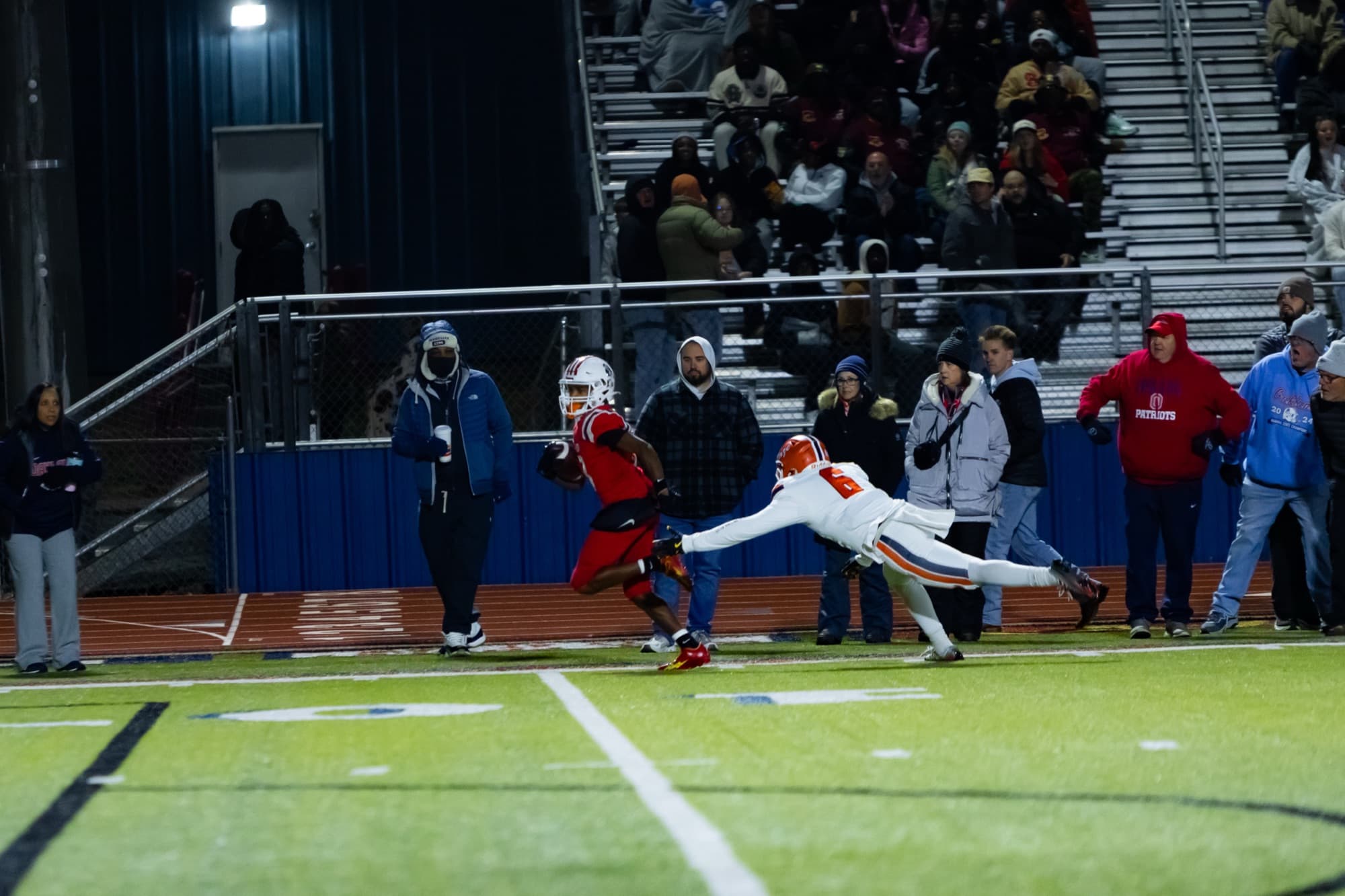 Football — Sideline Catch Attempt — [CONFIRM SCHOOL]