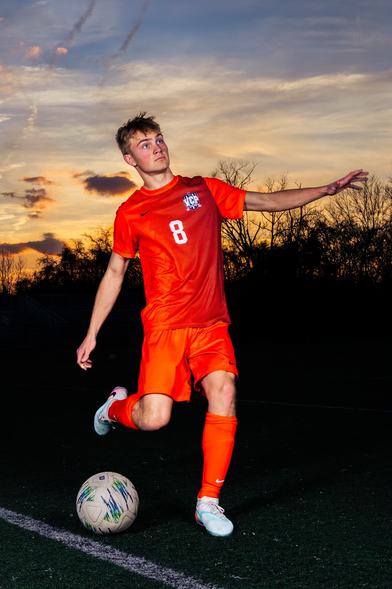 Valor Soccer — Action Pose — Valor Christian Academy